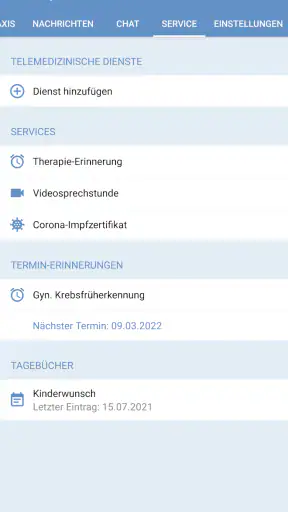 PraxisApp - Meine GynPraxis screenshot