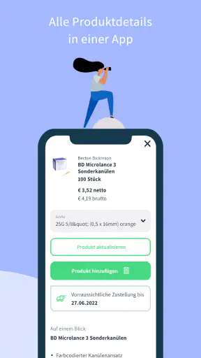 Praxisdienst easyOrder screenshot
