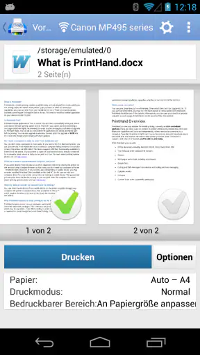 PrintHand Mobile Print Premium screenshot