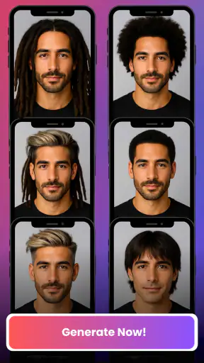 Probieren Sie Haarschnitte KI screenshot