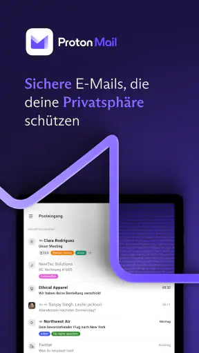 Proton Mail: sichere E-Mails screenshot