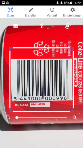 QR & Barcode Scanner (Deutsch) screenshot