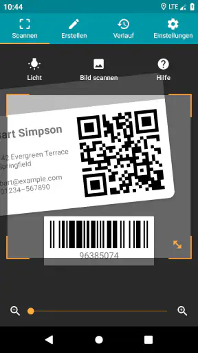 QR- & Barcode-Scanner Pro screenshot