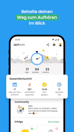 QuitNow PRO: Rauchen aufhören screenshot