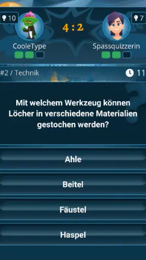 Quizshow-Trainingslager: Quiz screenshot