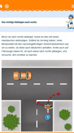 Radfahrprüfung screenshot