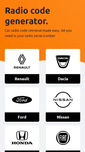 Radio Code Generator screenshot