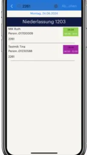 Randstad Portal screenshot