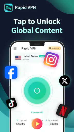 Rapid VPN - Sicher & Schnell screenshot