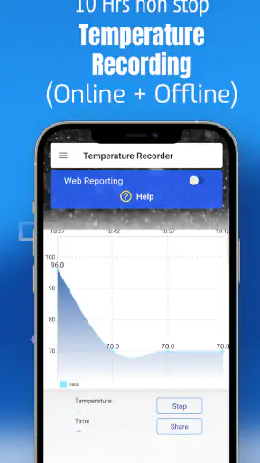 Raumtemperatur Thermometer App screenshot