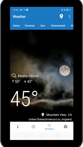 Raumtemperatur Thermometer App screenshot