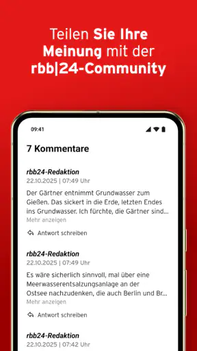 rbb24 – regionale Nachrichten screenshot