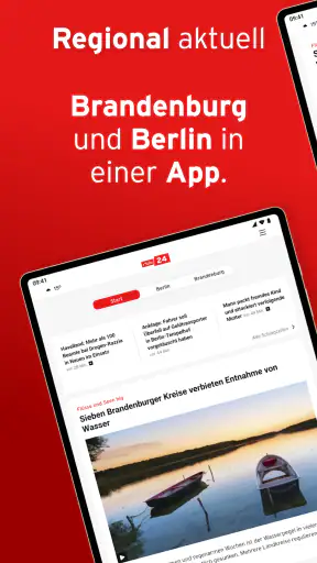 rbb24 – regionale Nachrichten screenshot