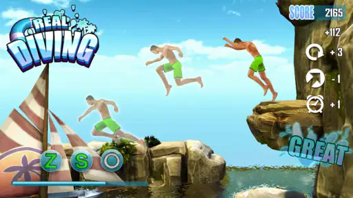 Reales Wasserspringen 3D screenshot