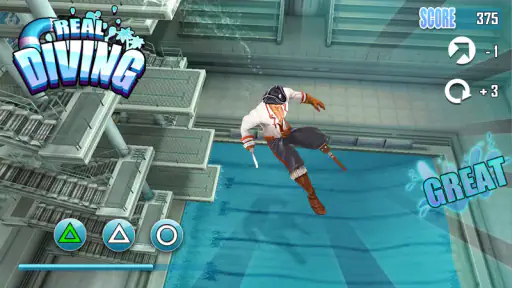 Reales Wasserspringen 3D screenshot