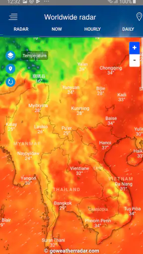 Regenradar - Wetter Radar & We screenshot