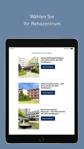 Reha-Kliniken DRV Nordbayern screenshot