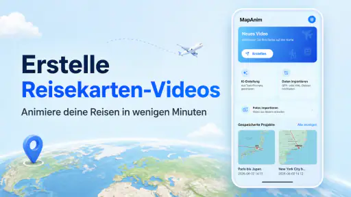 Reisekarten-App - MapAnim screenshot