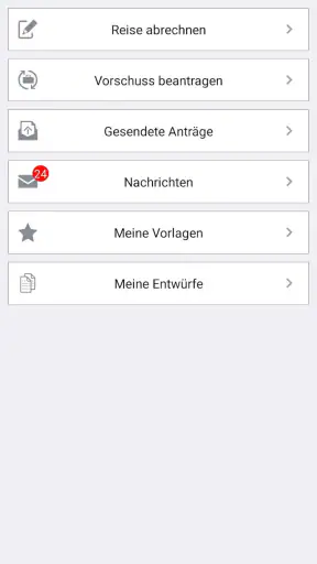Reisekosten für DB Mitarbeiter screenshot