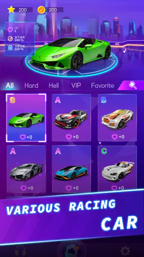 Rennwagen: Musikspiel screenshot