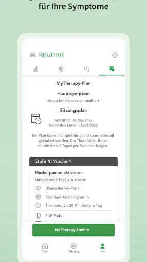 Revitive: Bein-Therapie screenshot