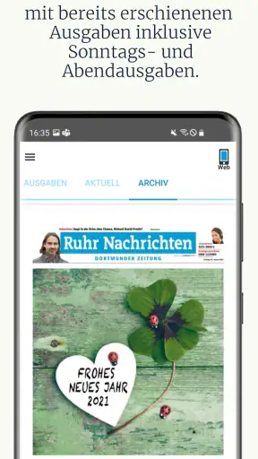Ruhr Nachrichten screenshot