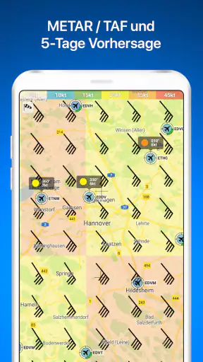 RunwayMap: Mit DWD Flugwetter screenshot