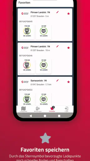 SachsenEnergie StromTanken screenshot