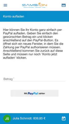 SAMS-ON screenshot