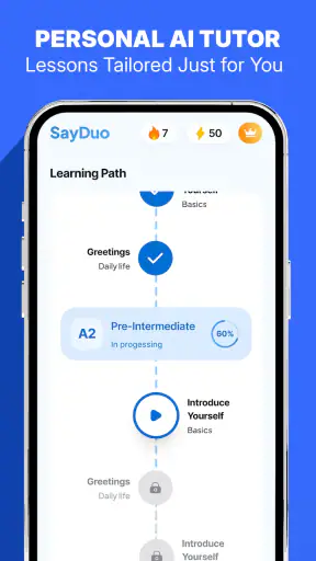 SayDuo: KI Sprachen lernen screenshot