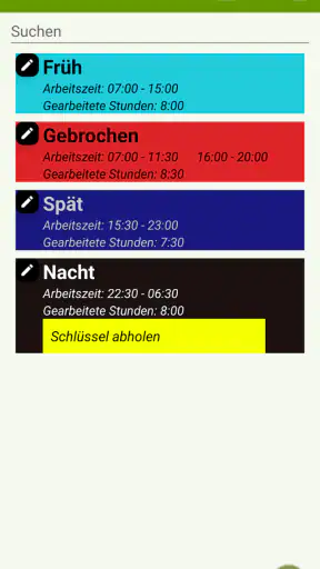 Schicht Kalender (FlexR) screenshot