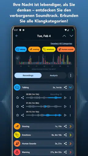 Schlaftracker -Schlaf-Rekorder screenshot