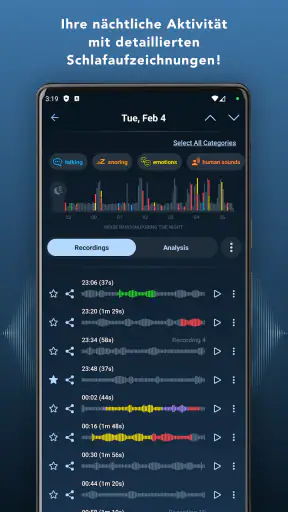 Schlaftracker -Schlaf-Rekorder screenshot