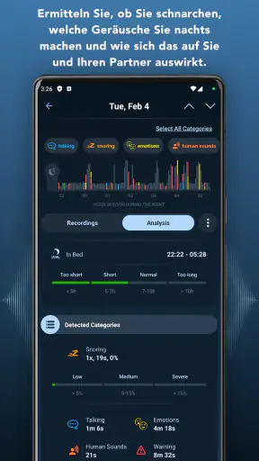 Schlaftracker -Schlaf-Rekorder screenshot