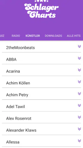Schlager Charts: Musik & Radio screenshot