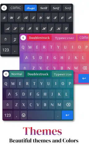 Schriftarten Aa - Tastatur Art screenshot