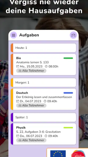Schulplaner & Ausbildung screenshot