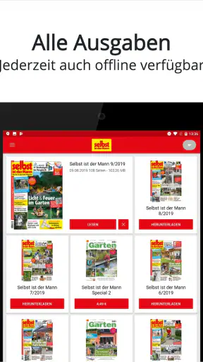 selbst ist der Mann ePaper screenshot