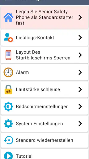 Senior Safety Phone screenshot