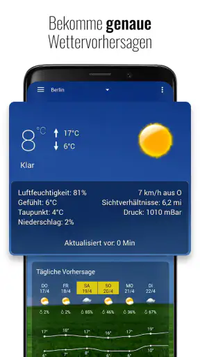 Sense V2 Flip Uhr & Wetter screenshot