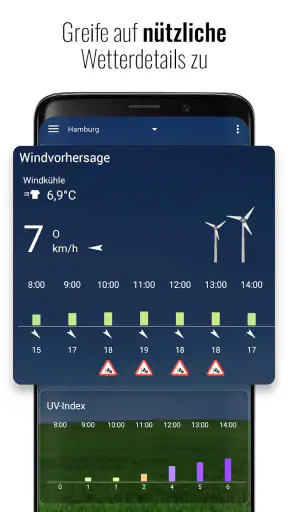 Sense V2 Flip Uhr & Wetter screenshot