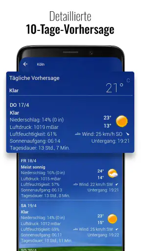 Sense V2 Flip Uhr & Wetter screenshot