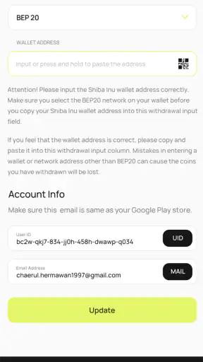 SHIB Cloud Miner screenshot