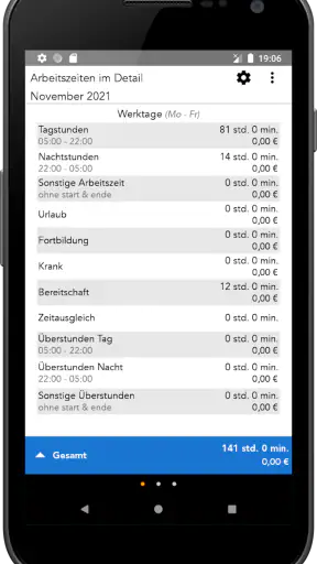 ShiftCal+ Dienstplan Kalender screenshot