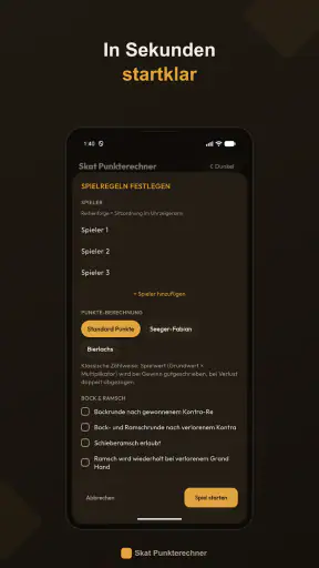 Skat Punkte Rechner screenshot