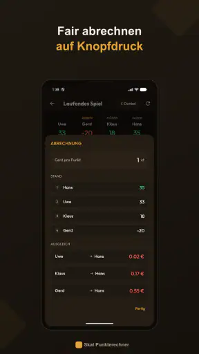 Skat Punkte Rechner screenshot