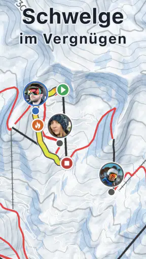 Slopes: Ski & Snowboard Fahren screenshot