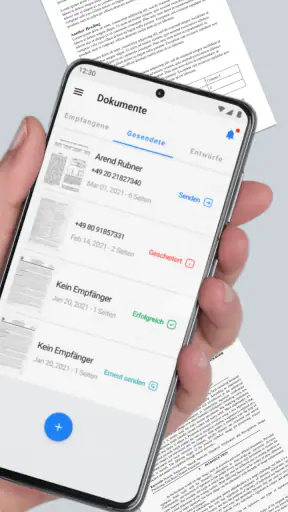 Smart Fax: Onbeperkt faxen app screenshot