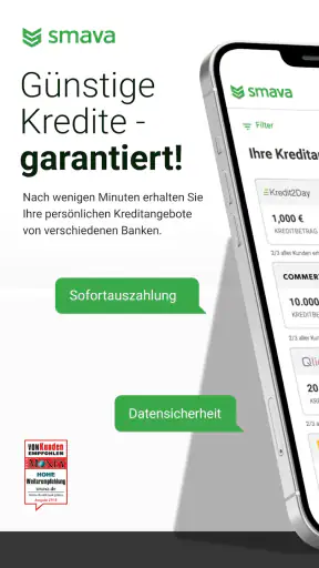 smava - Kreditvergleich screenshot