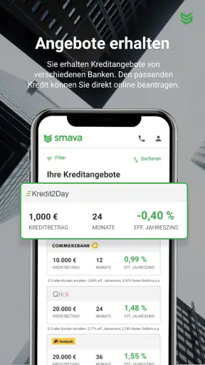 smava - Kreditvergleich screenshot